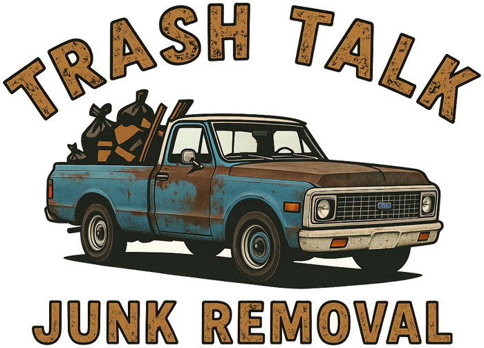 Trash Talk Junk Removal logo